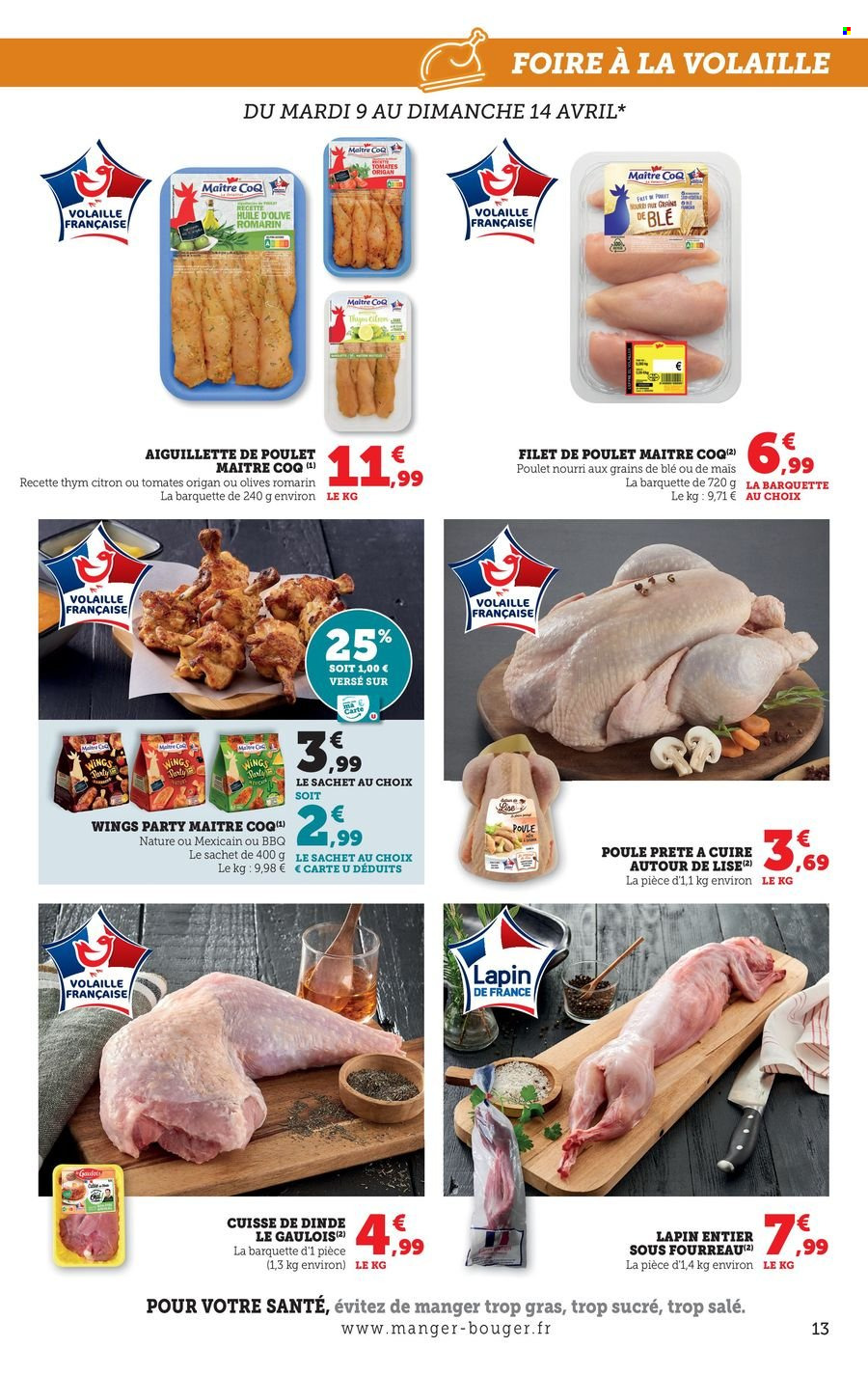 Catalogue SUPER U - 09/04/2024 - 21/04/2024. Page 13