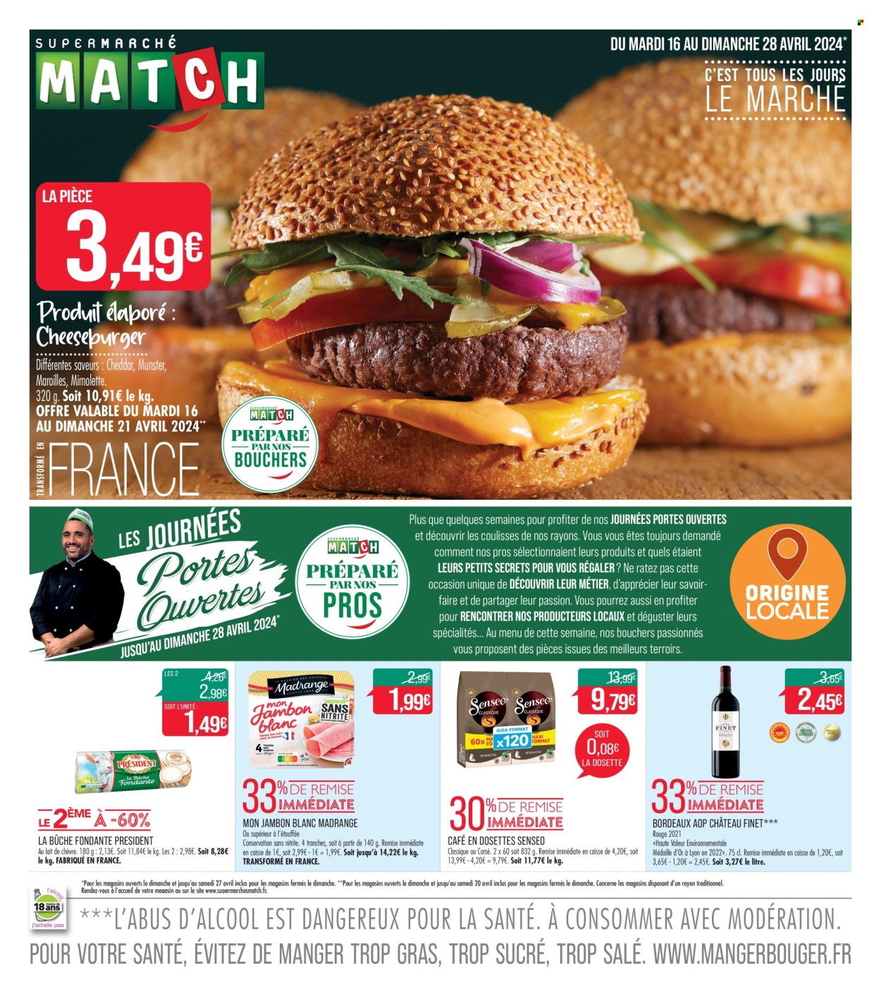 Catalogue Supermarché Match - 16/04/2024 - 28/04/2024. Page 1