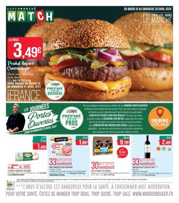 Catalogue Supermarché Match - 16/04/2024 - 28/04/2024.