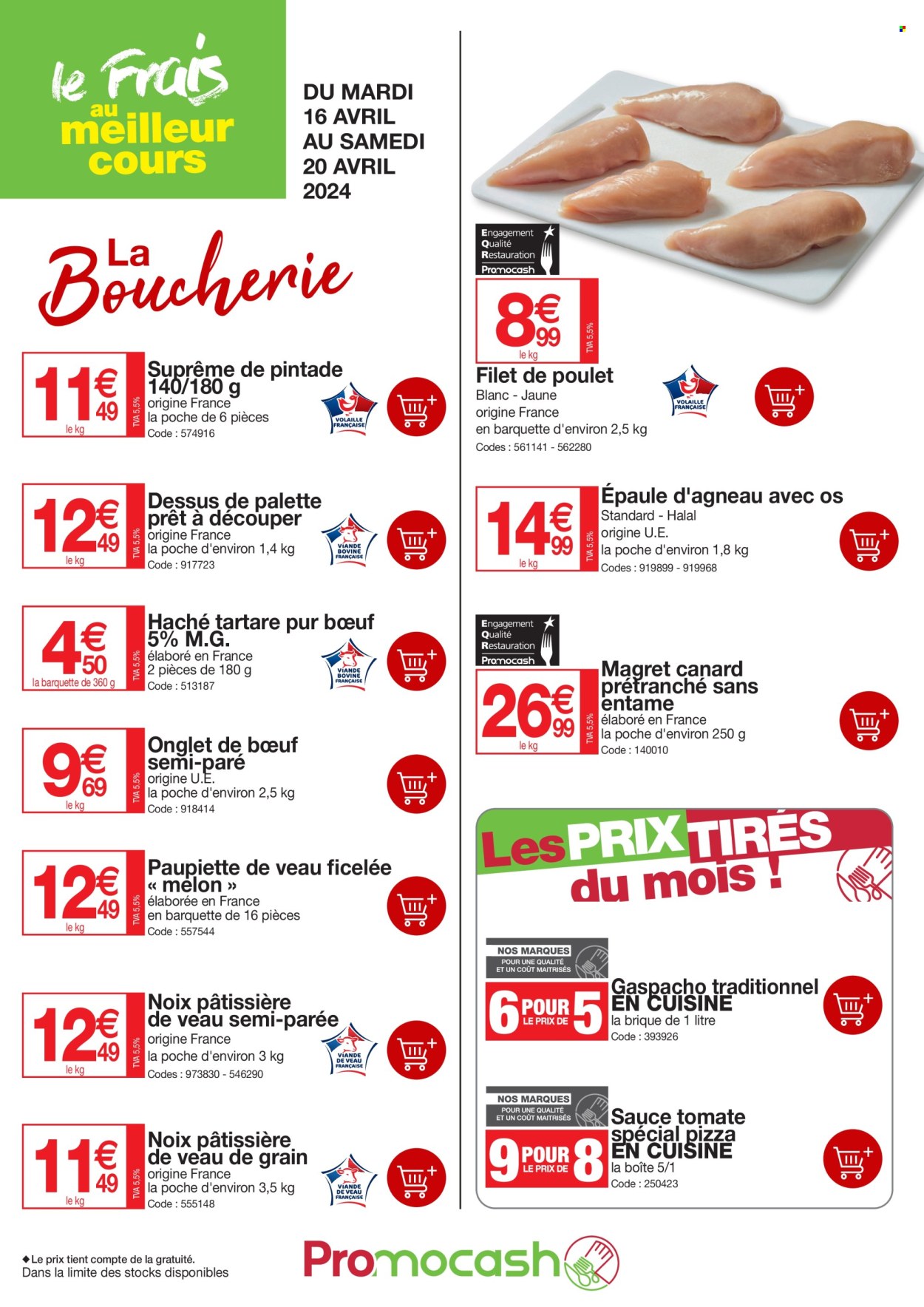 Catalogue Promocash - 16/04/2024 - 20/04/2024. Page 1