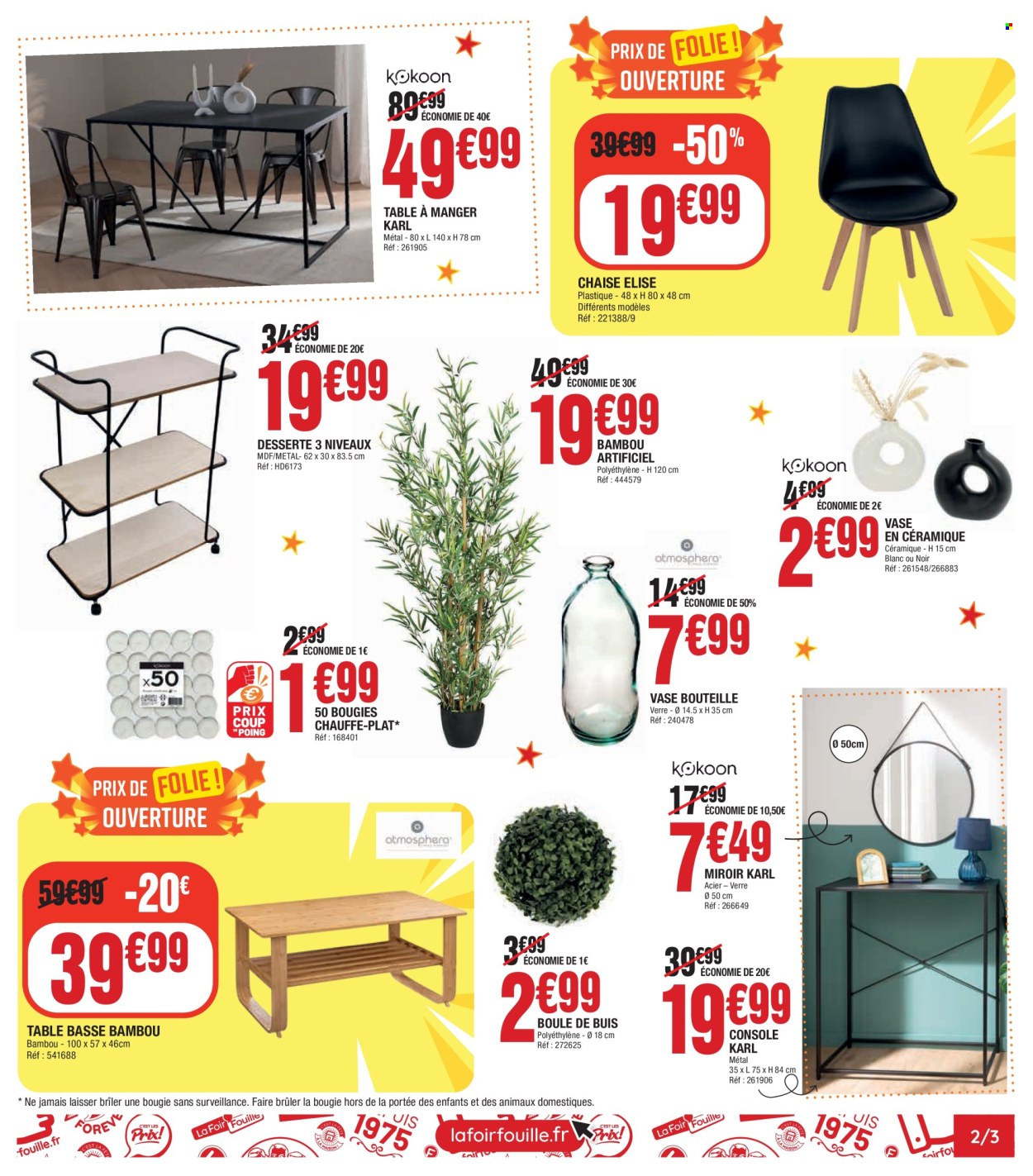 Catalogue La Foir'Fouille - 10/04/2024 - 23/04/2024. Page 3