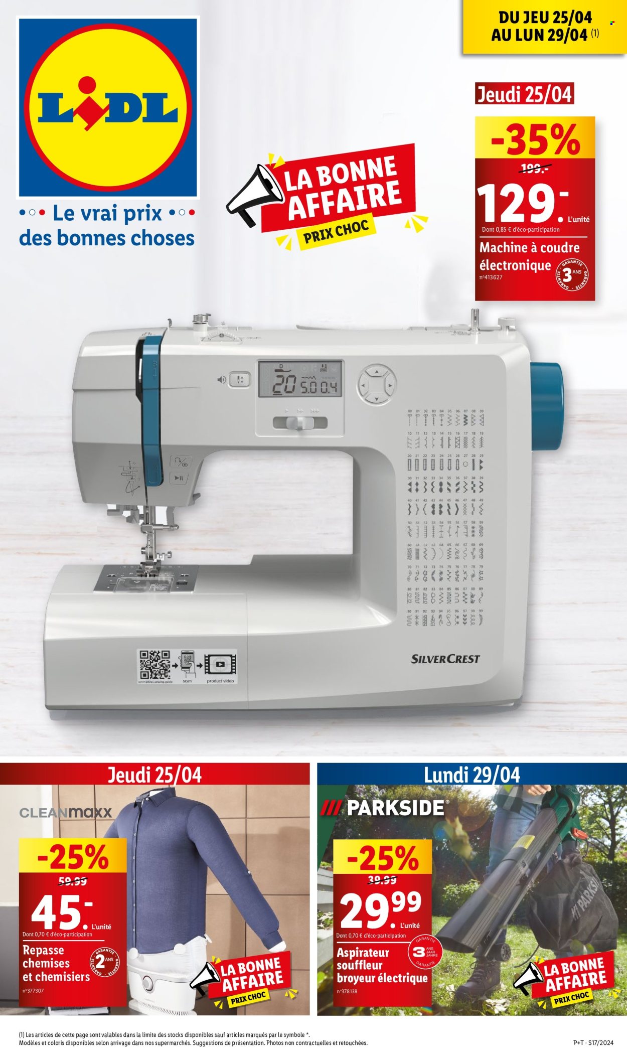 Catalogue Lidl - 25/04/2024 - 29/04/2024. Page 1