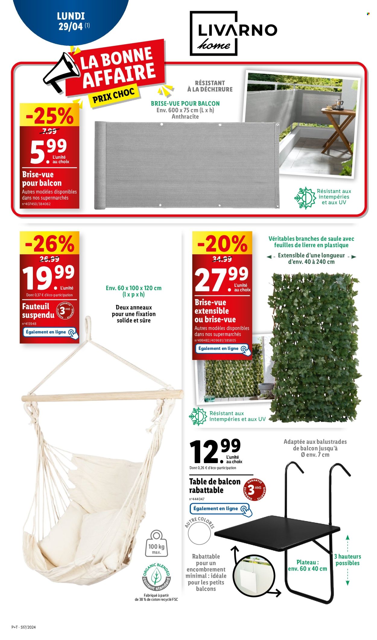 Catalogue Lidl - 25/04/2024 - 29/04/2024. Page 10