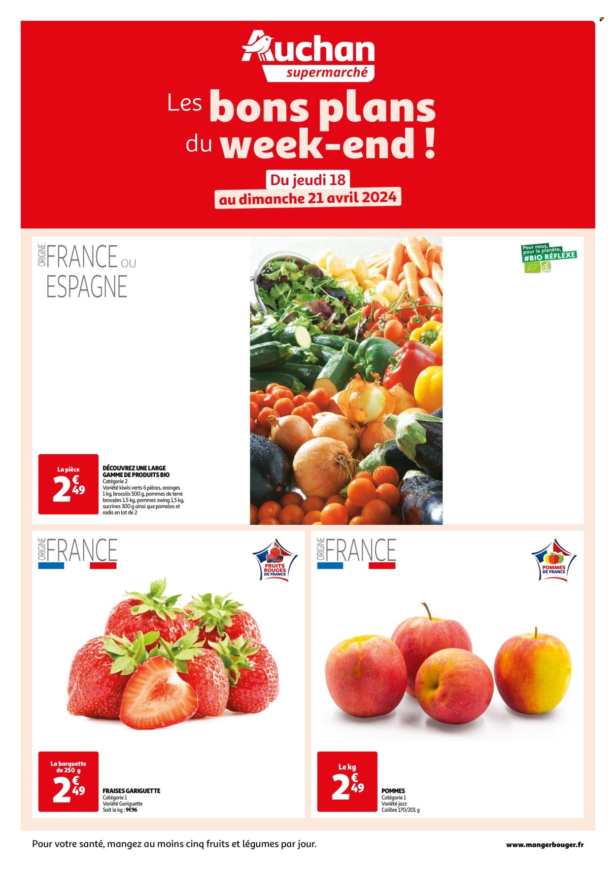 Catalogue Auchan - 18/04/2024 - 21/04/2024. Page 1