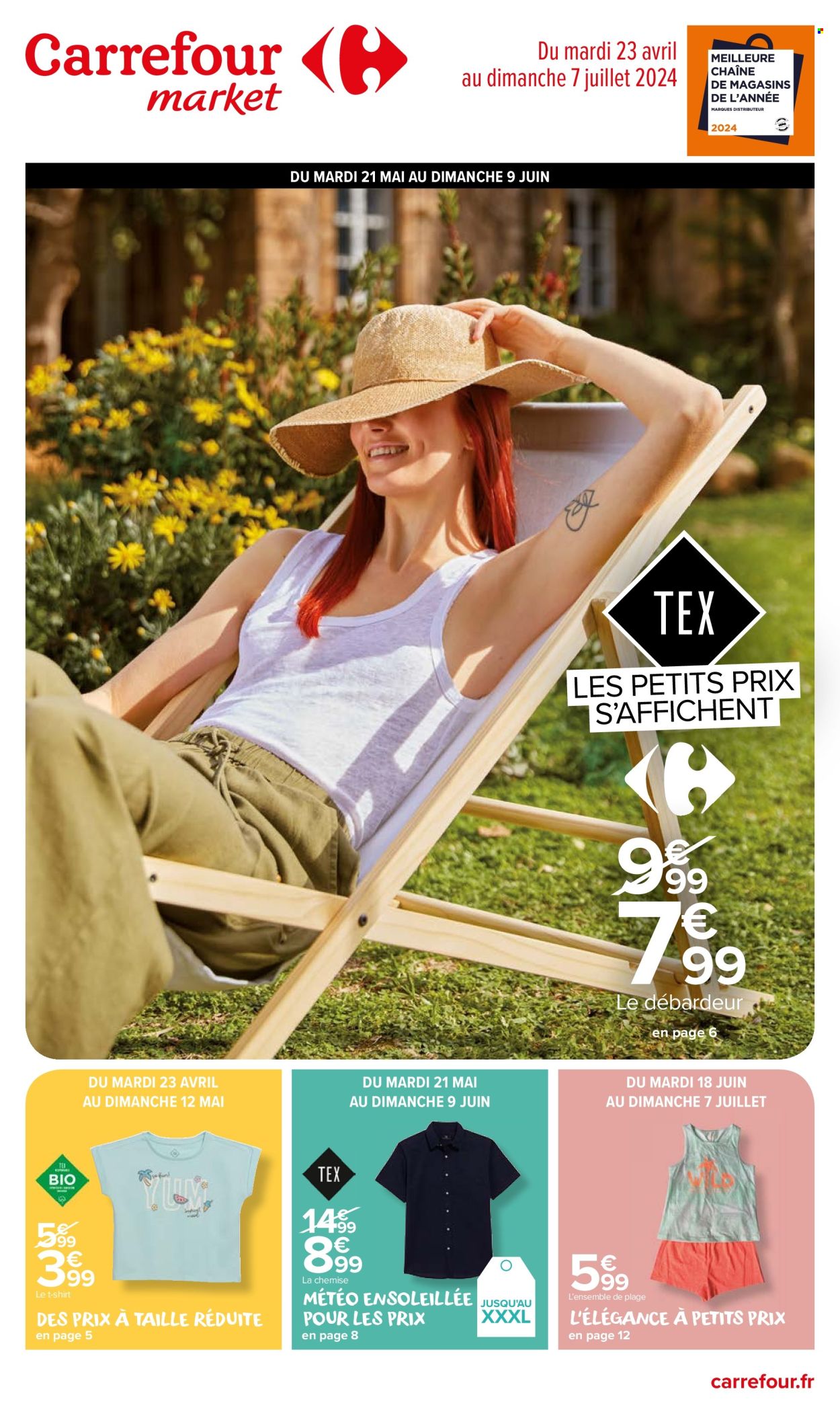 Catalogue Carrefour Market - 23/04/2024 - 07/07/2024. Page 1