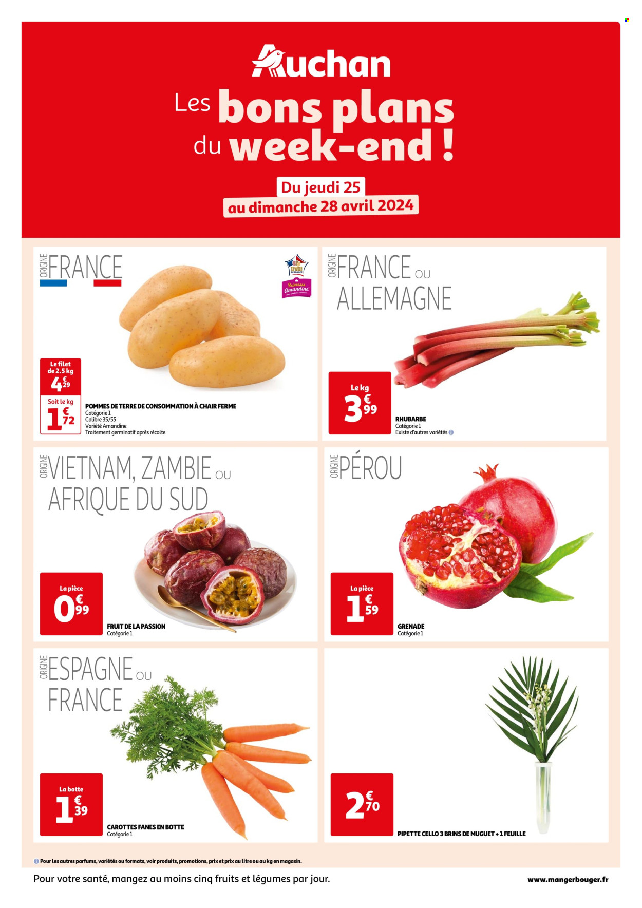 Catalogue Auchan - 25/04/2024 - 28/04/2024. Page 1