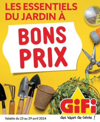 Catalogue GiFi - 23/04/2024 - 29/04/2024.