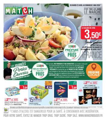 Catalogue Supermarché Match - 23/04/2024 - 05/05/2024.