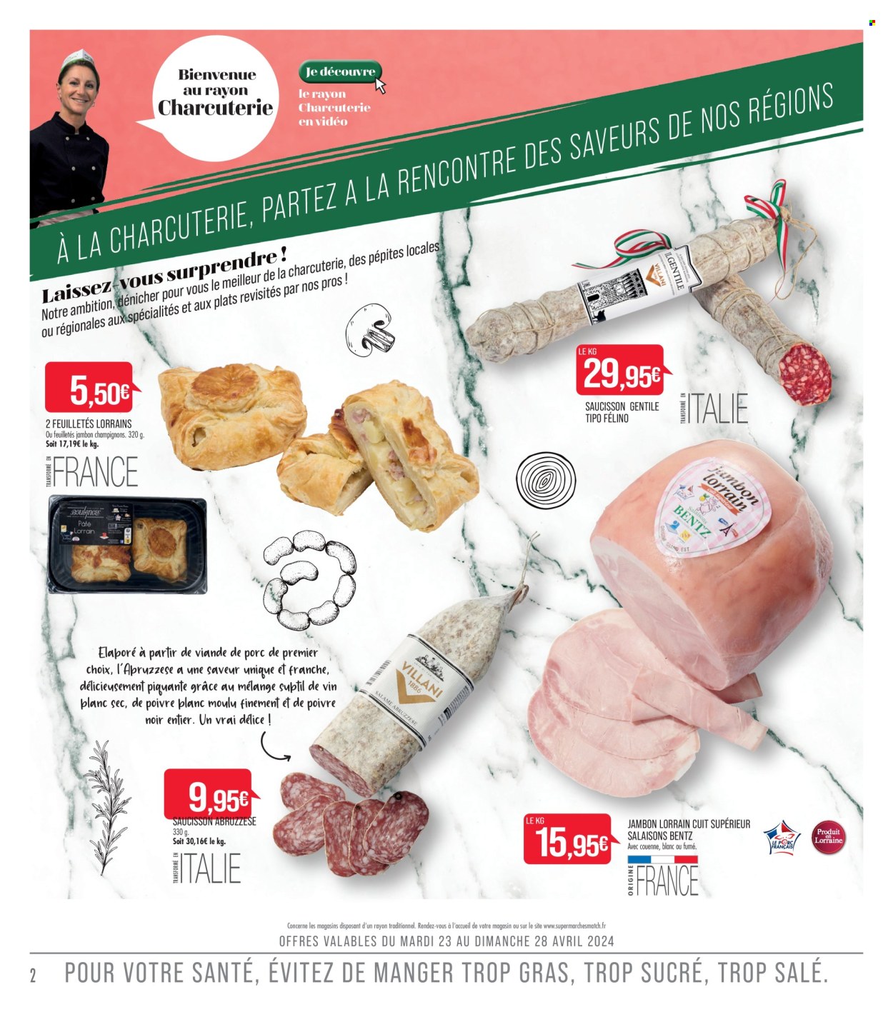 Catalogue Supermarché Match - 23/04/2024 - 05/05/2024. Page 2