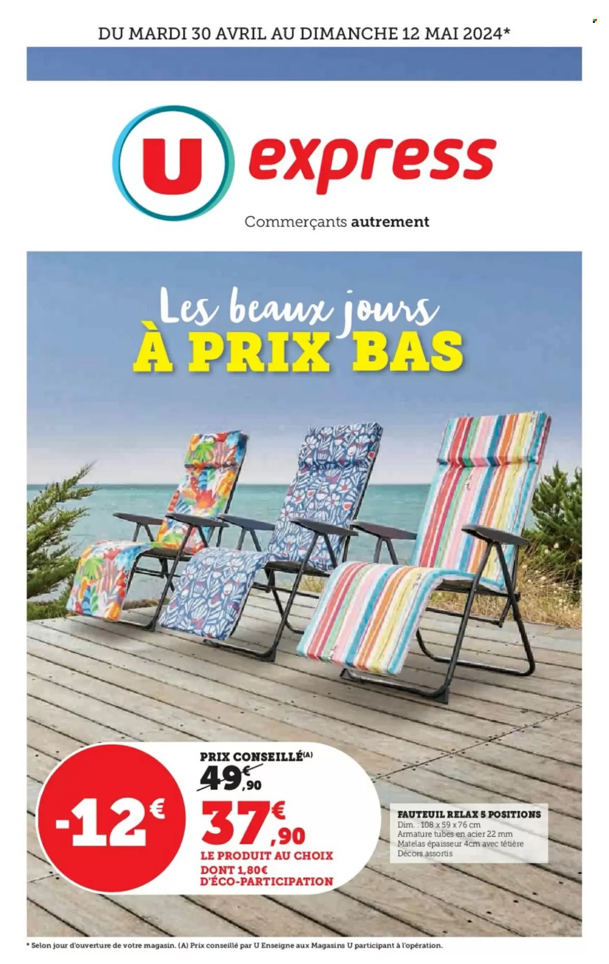 Catalogue U express - 30/04/2024 - 12/05/2024. Page 1