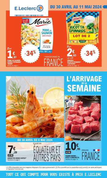 Catalogue E.Leclerc - 30/04/2024 - 11/05/2024.