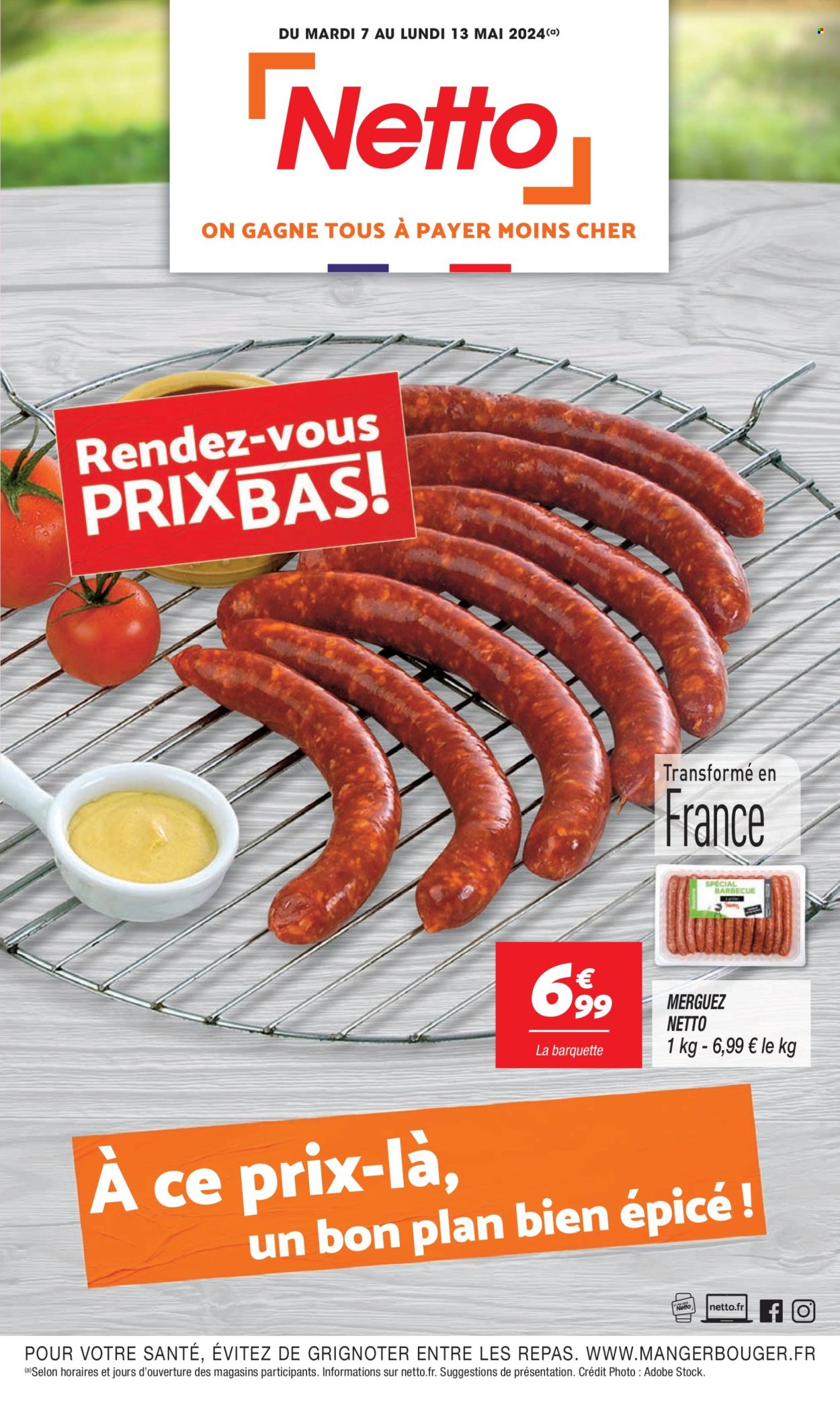 Catalogue Netto - 07/05/2024 - 13/05/2024. Page 1