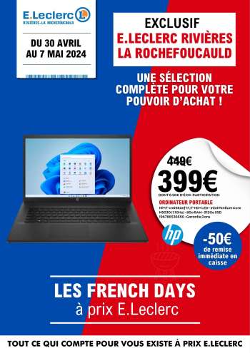 Catalogue E.Leclerc - 30/04/2024 - 07/05/2024.