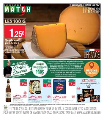 Catalogue Supermarché Match - 23/04/2024 - 05/05/2024.