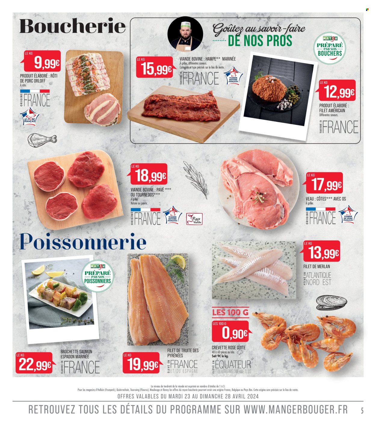 Catalogue Supermarché Match - 23/04/2024 - 05/05/2024. Page 5