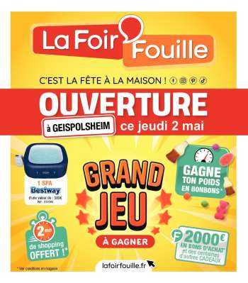 Catalogue La Foir'Fouille - 02/05/2024 - 19/05/2024.