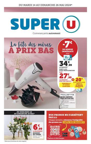 Catalogue SUPER U - 14/05/2024 - 26/05/2024.