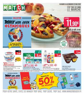 Catalogue Supermarché Match - 14/05/2024 - 26/05/2024.