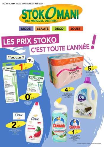 Catalogue Stokomani - 15/05/2024 - 26/05/2024.