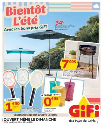 Catalogue GiFi - 14/05/2024 - 22/05/2024.