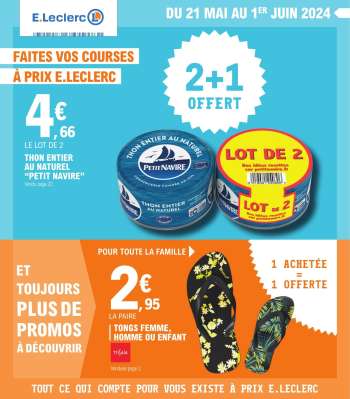 Catalogue E.Leclerc - 21/05/2024 - 01/06/2024.