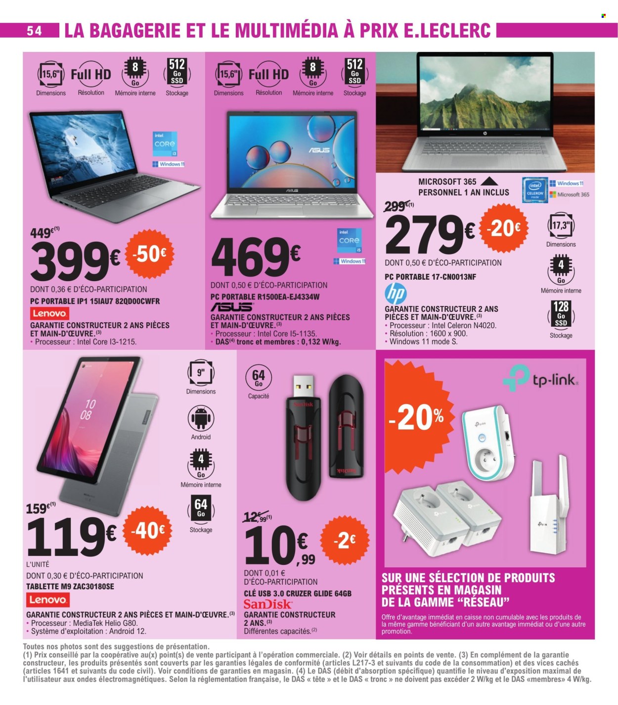 Catalogue E.Leclerc - 21/05/2024 - 01/06/2024. Page 54