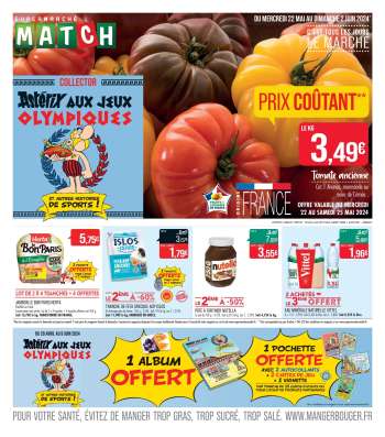 Catalogue Supermarché Match - 22/05/2024 - 02/06/2024.