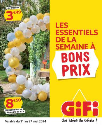 Catalogue GiFi - 21/05/2024 - 27/05/2024.