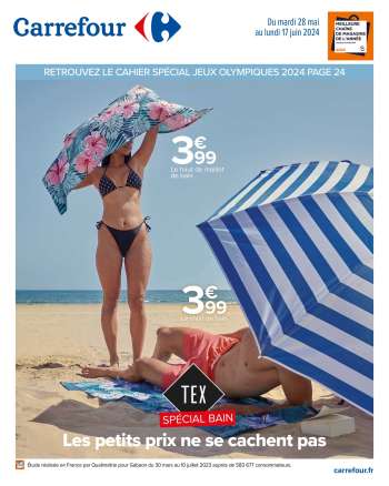 Catalogue Carrefour Hypermarchés - 28/05/2024 - 17/06/2024.