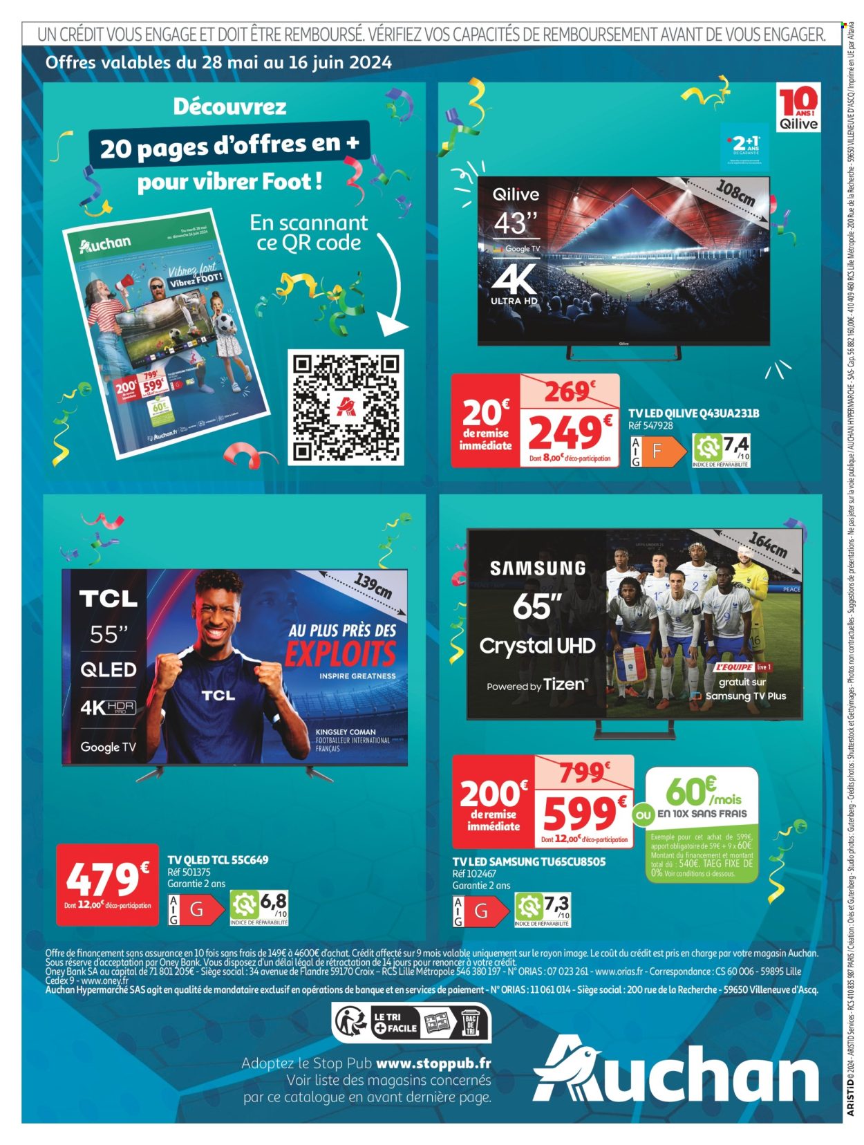 Catalogue Auchan - 28/05/2024 - 03/06/2024. Page 58