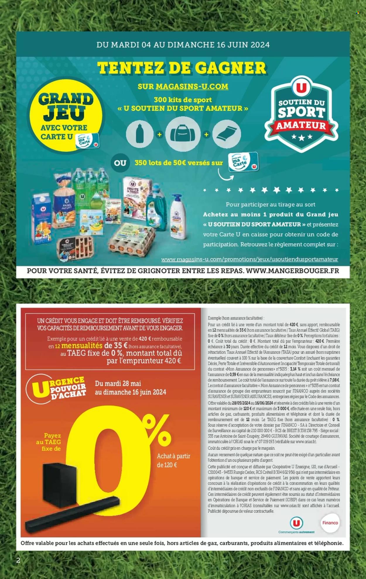 Catalogue HYPER U - 28/05/2024 - 16/06/2024. Page 2