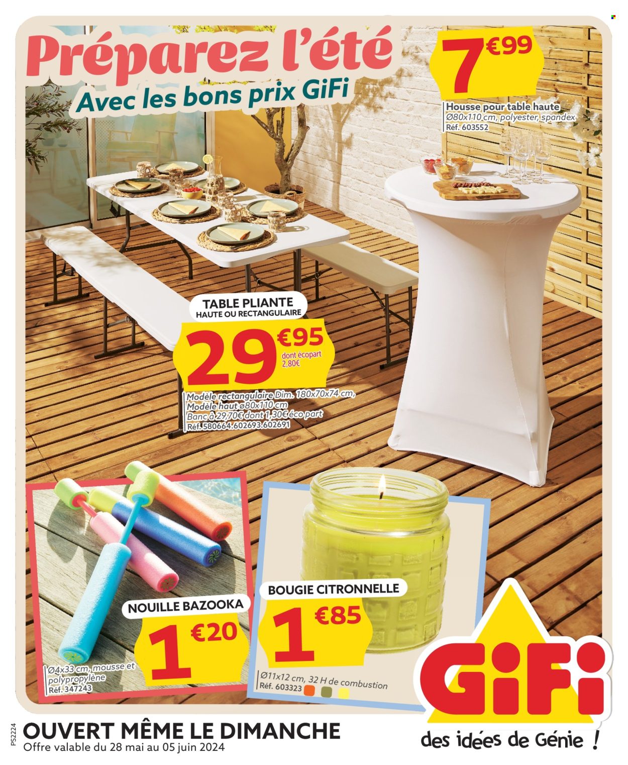 Catalogue GiFi - 28/05/2024 - 05/06/2024. Page 1