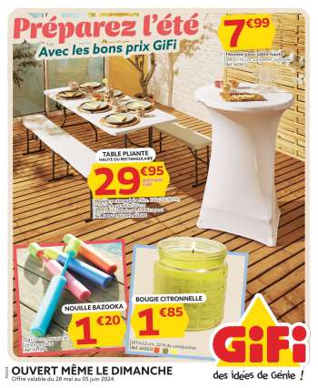 Catalogue GiFi - 28/05/2024 - 05/06/2024.