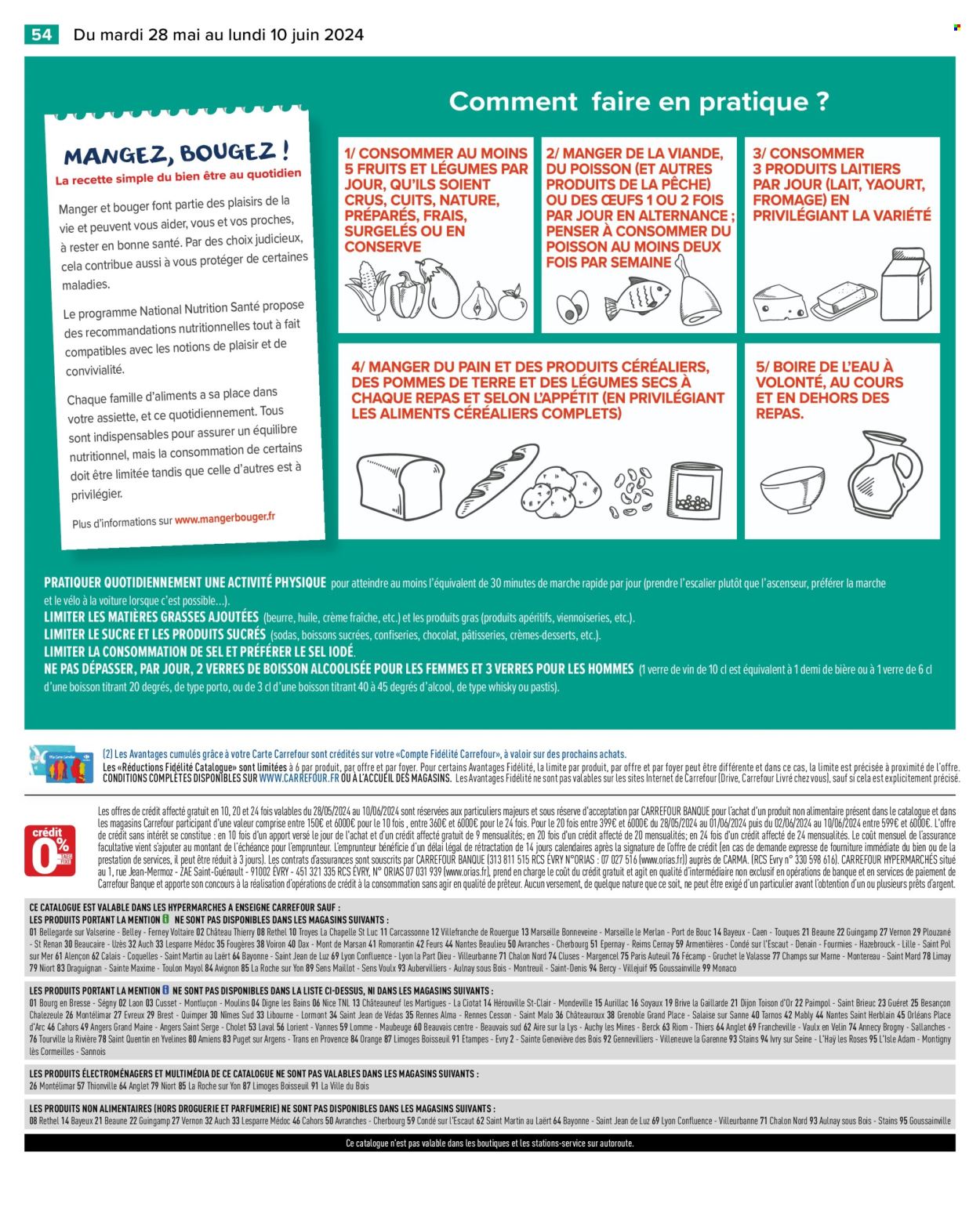 Catalogue Carrefour Hypermarchés - 28/05/2024 - 10/06/2024. Page 58