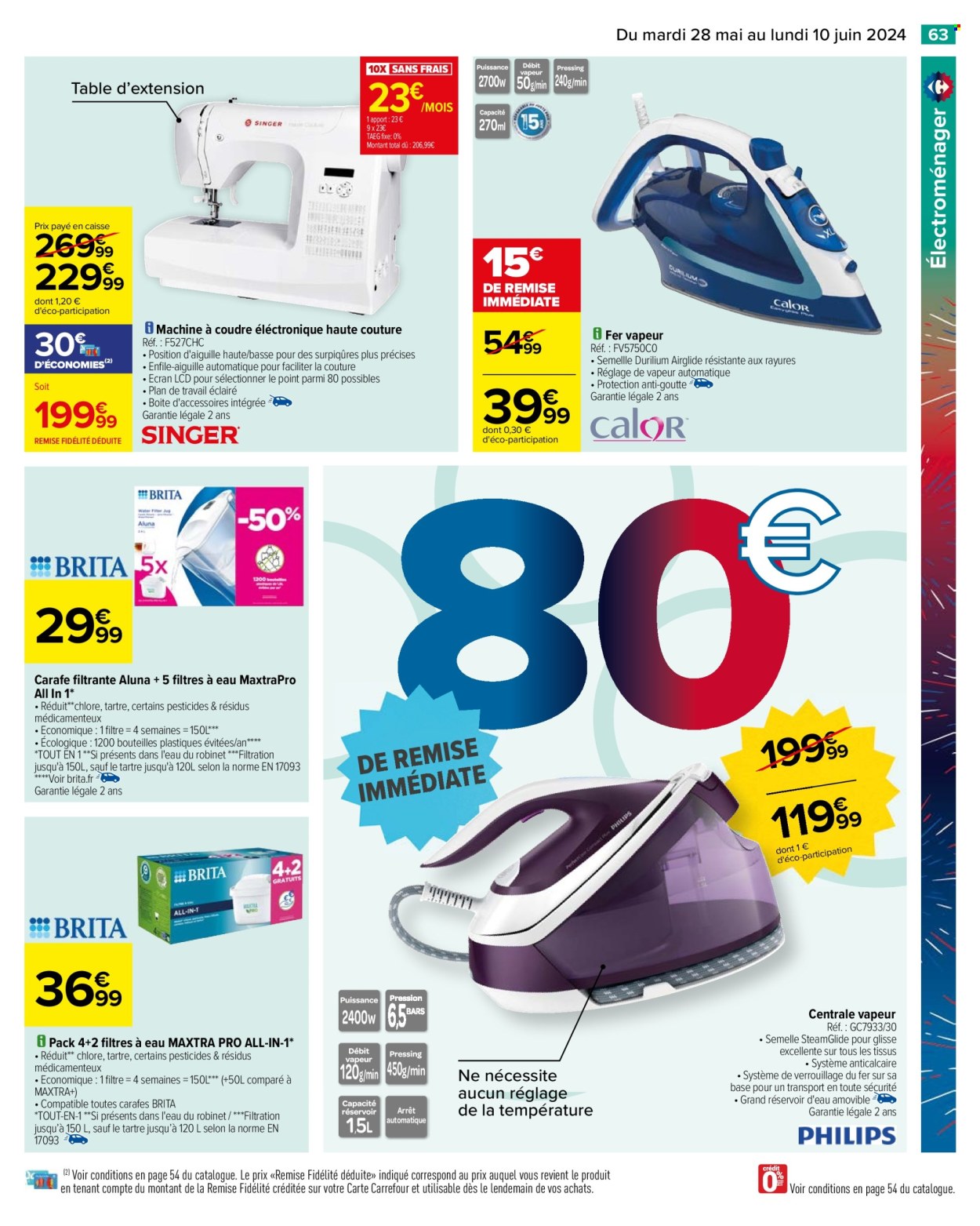 Catalogue Carrefour Hypermarchés - 28/05/2024 - 10/06/2024. Page 67