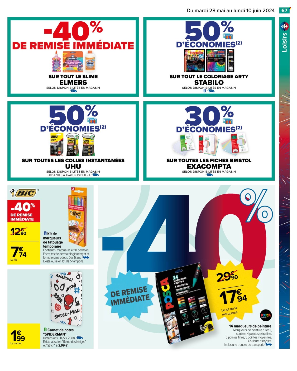 Catalogue Carrefour Hypermarchés - 28/05/2024 - 10/06/2024. Page 71