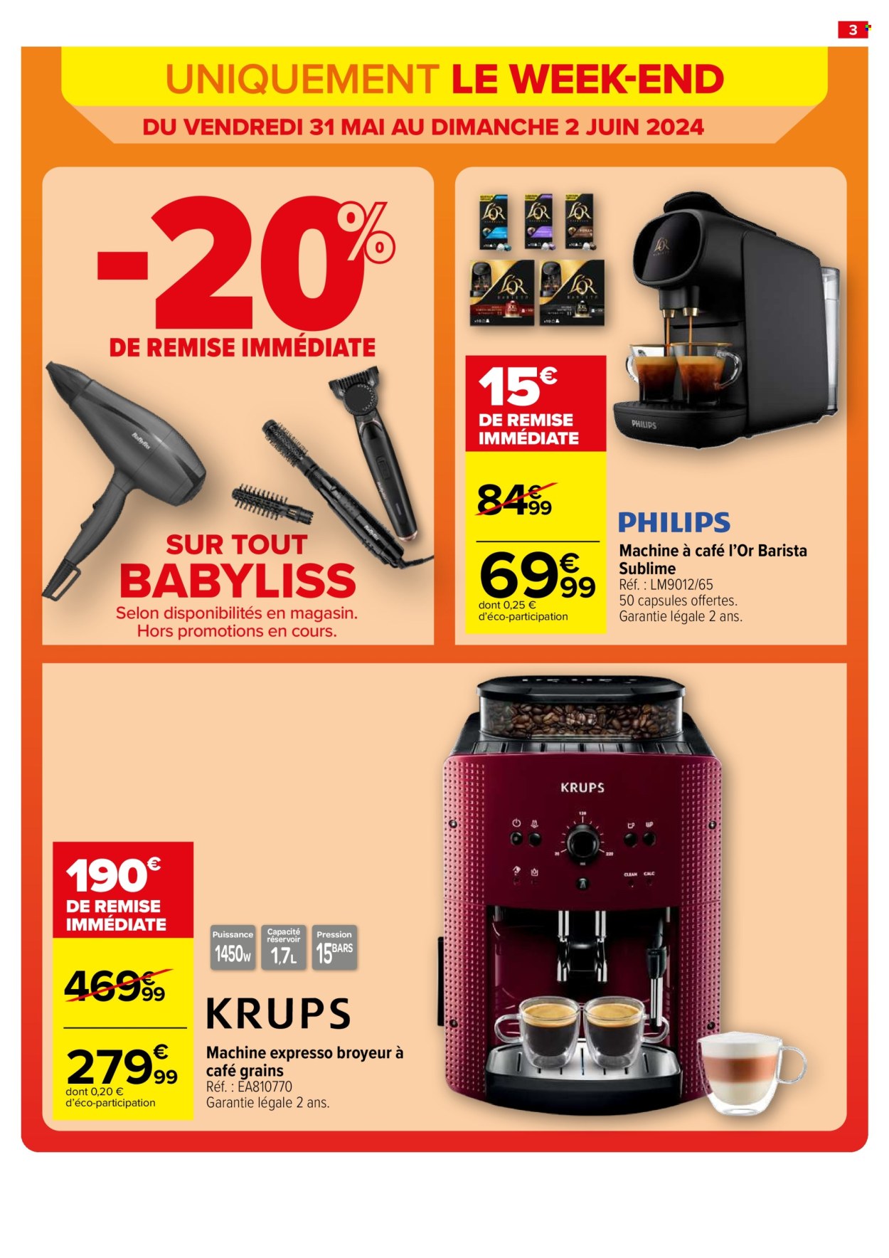 Catalogue Carrefour Hypermarchés - 28/05/2024 - 03/06/2024. Page 3