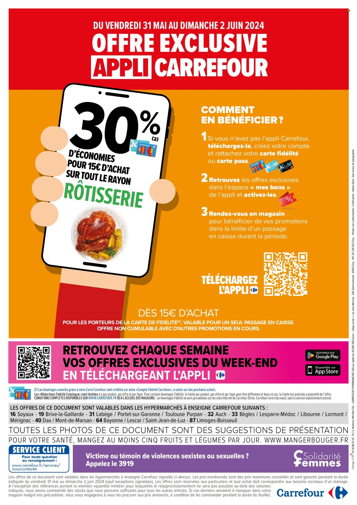 Catalogue Carrefour Hypermarchés - 31/05/2024 - 02/06/2024. Page 2