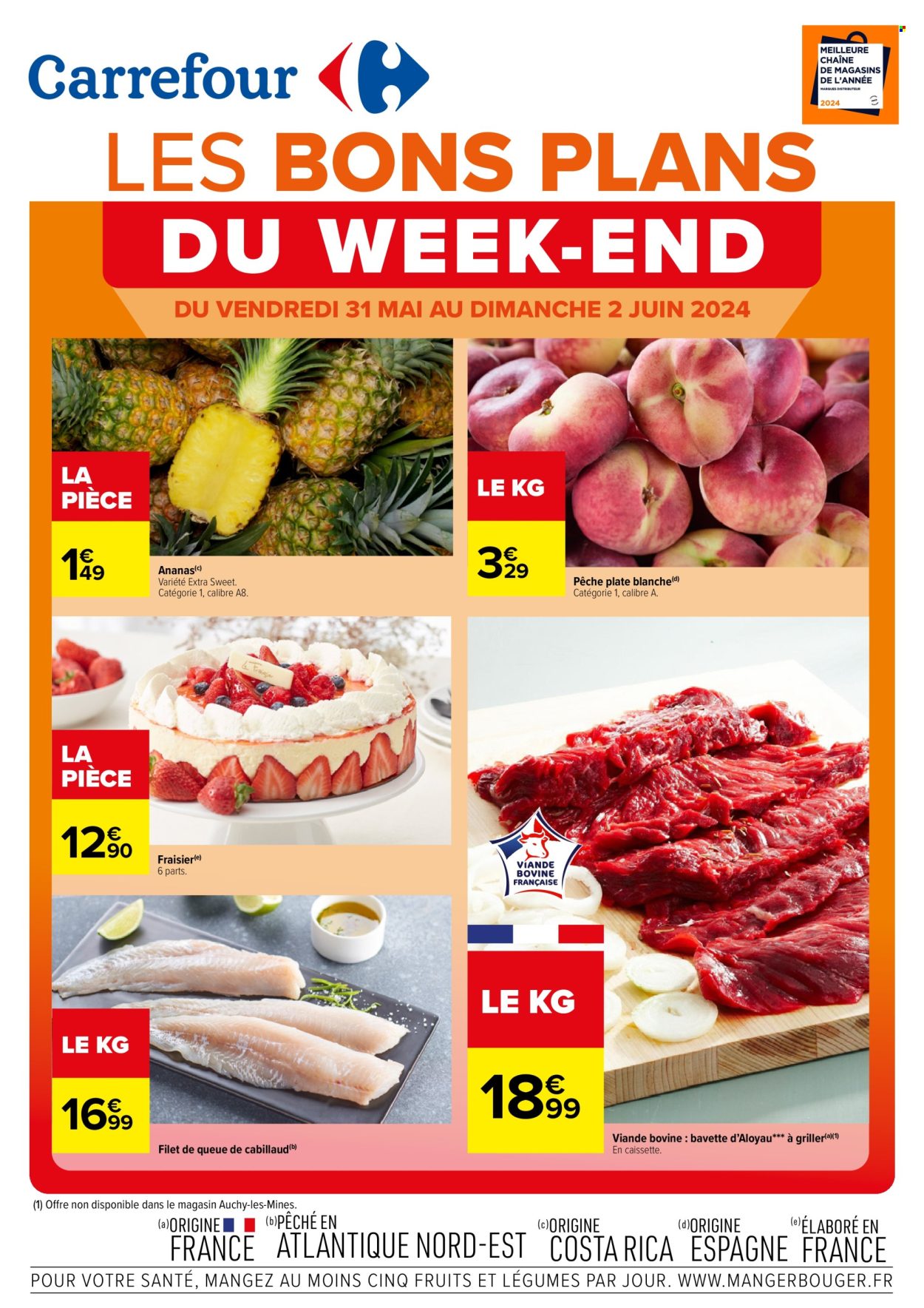 Catalogue Carrefour Hypermarchés - 31/05/2024 - 02/06/2024. Page 1