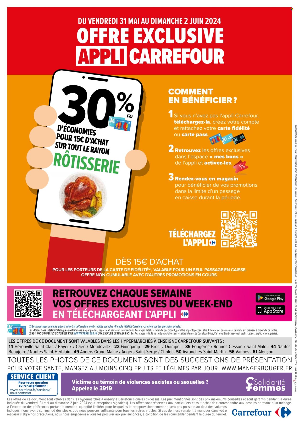 Catalogue Carrefour Hypermarchés - 31/05/2024 - 02/06/2024. Page 2