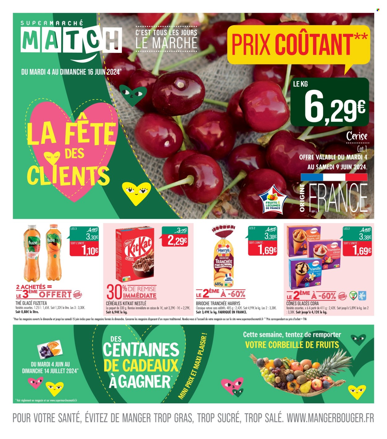 Catalogue Supermarché Match - 04/06/2024 - 16/06/2024. Page 1