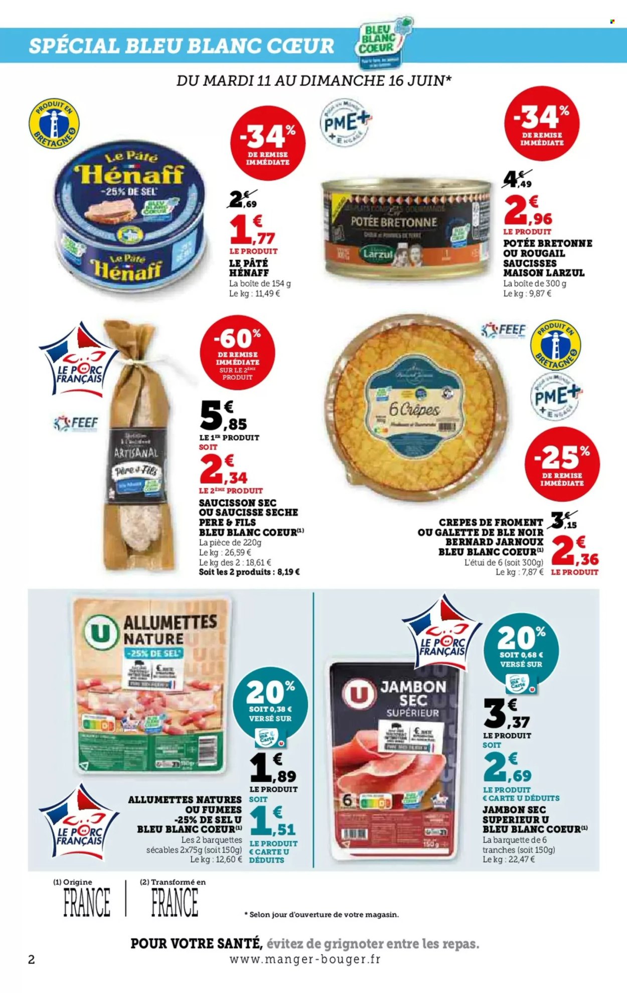 Catalogue SUPER U - 11/06/2024 - 16/06/2024. Page 2