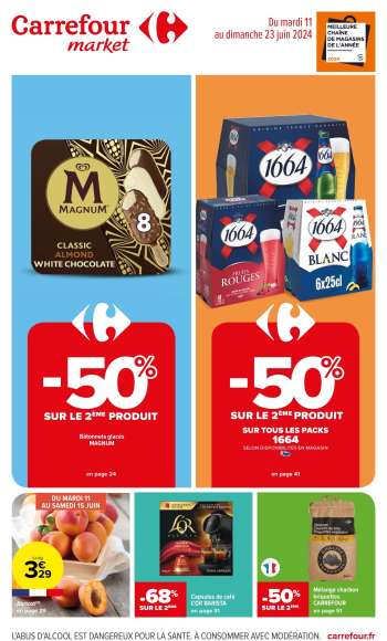Catalogue Carrefour Market - 11/06/2024 - 23/06/2024.