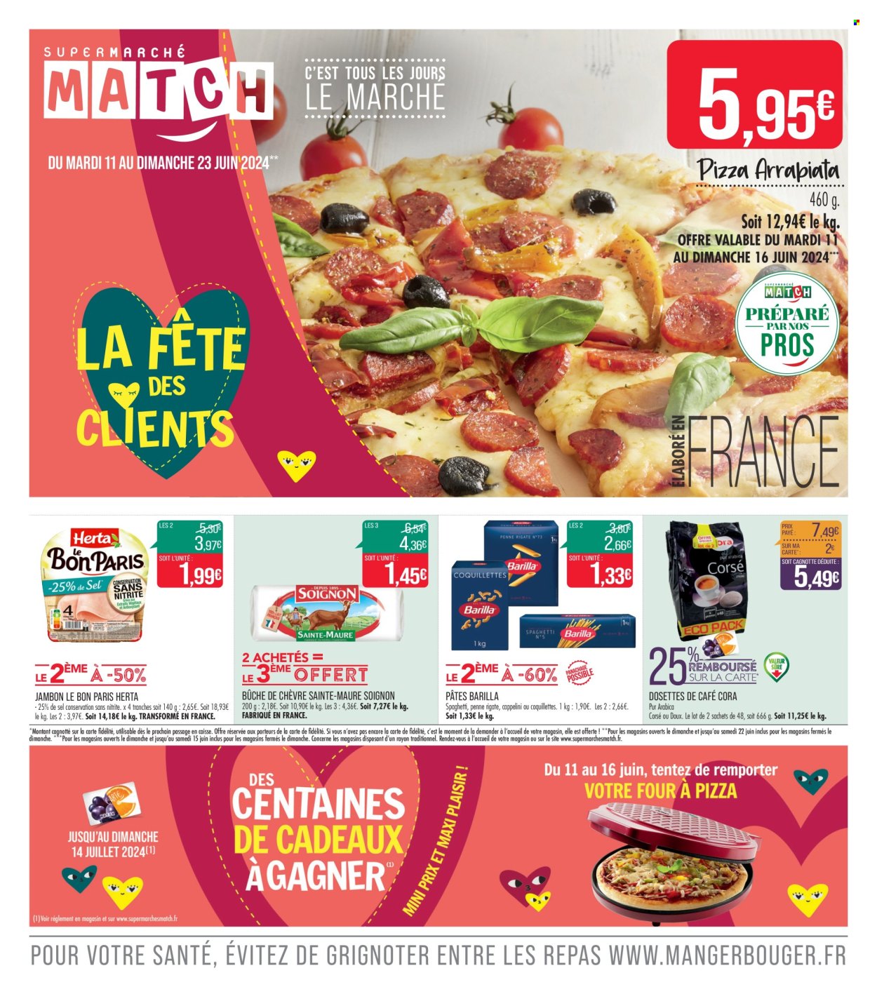 Catalogue Supermarché Match - 11/06/2024 - 23/06/2024. Page 1