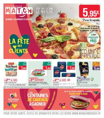 Catalogue Supermarché Match - 11/06/2024 - 23/06/2024.