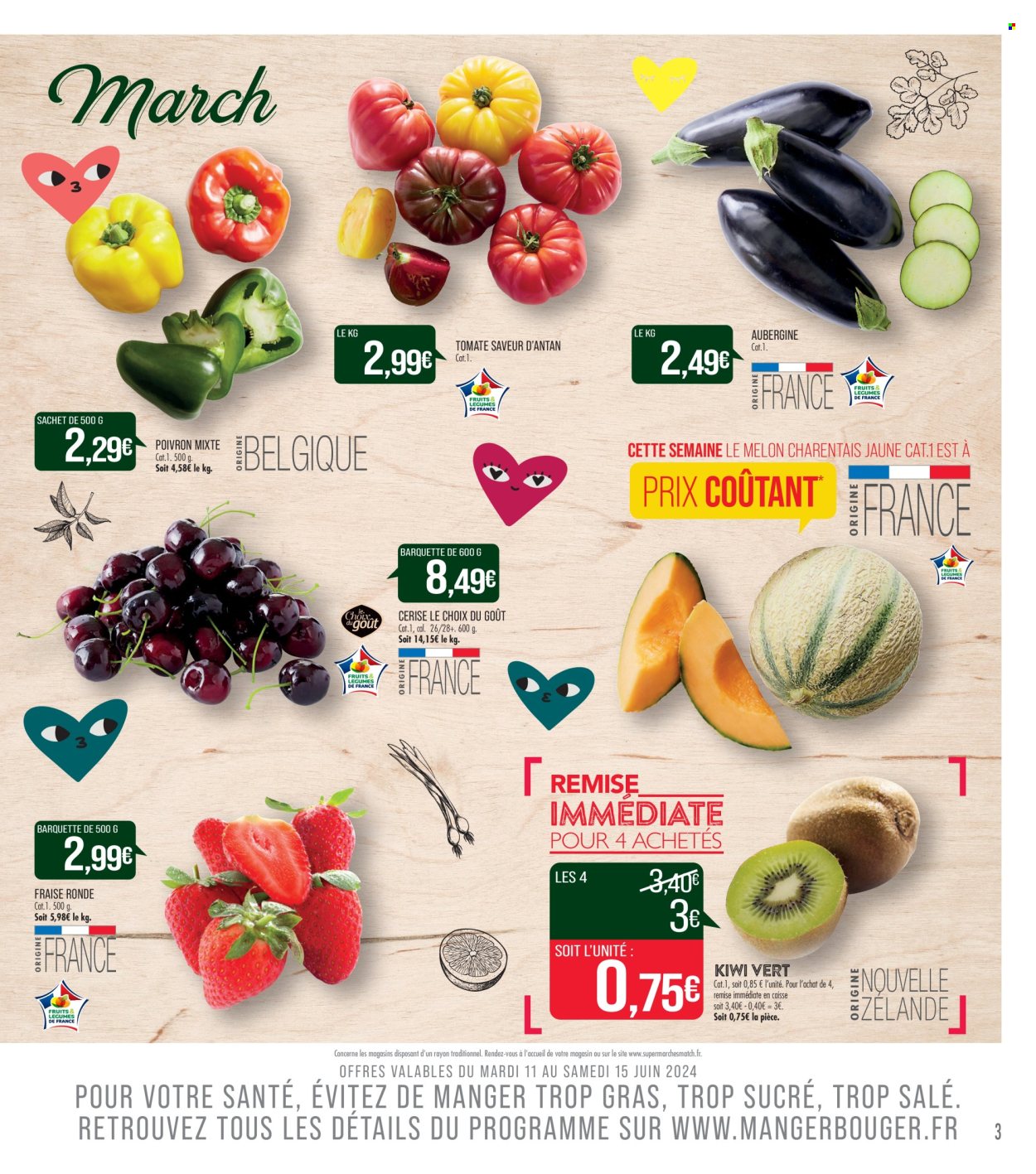 Catalogue Supermarché Match - 11/06/2024 - 23/06/2024. Page 3