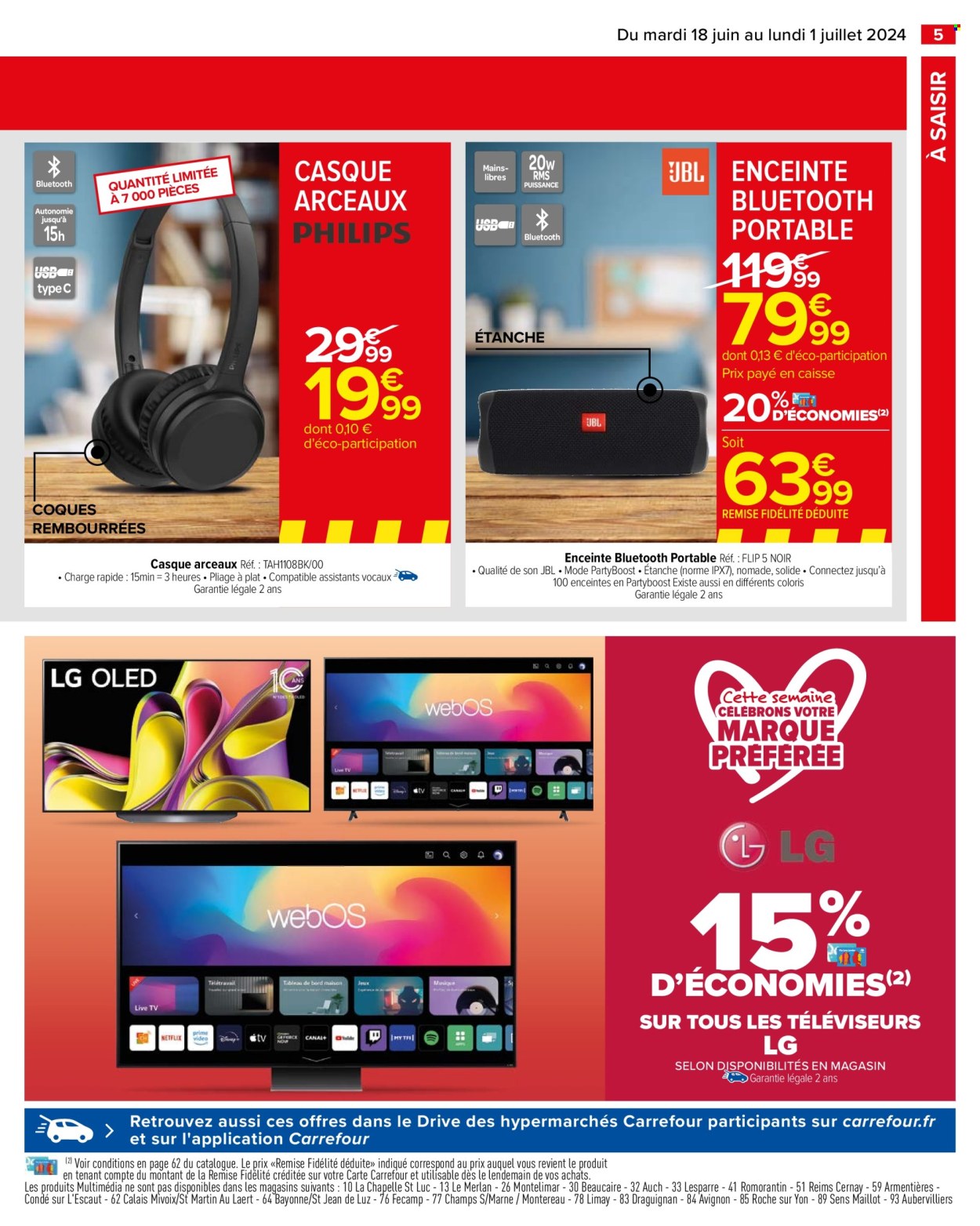 Catalogue Carrefour Hypermarchés - 18/06/2024 - 01/07/2024. Page 7