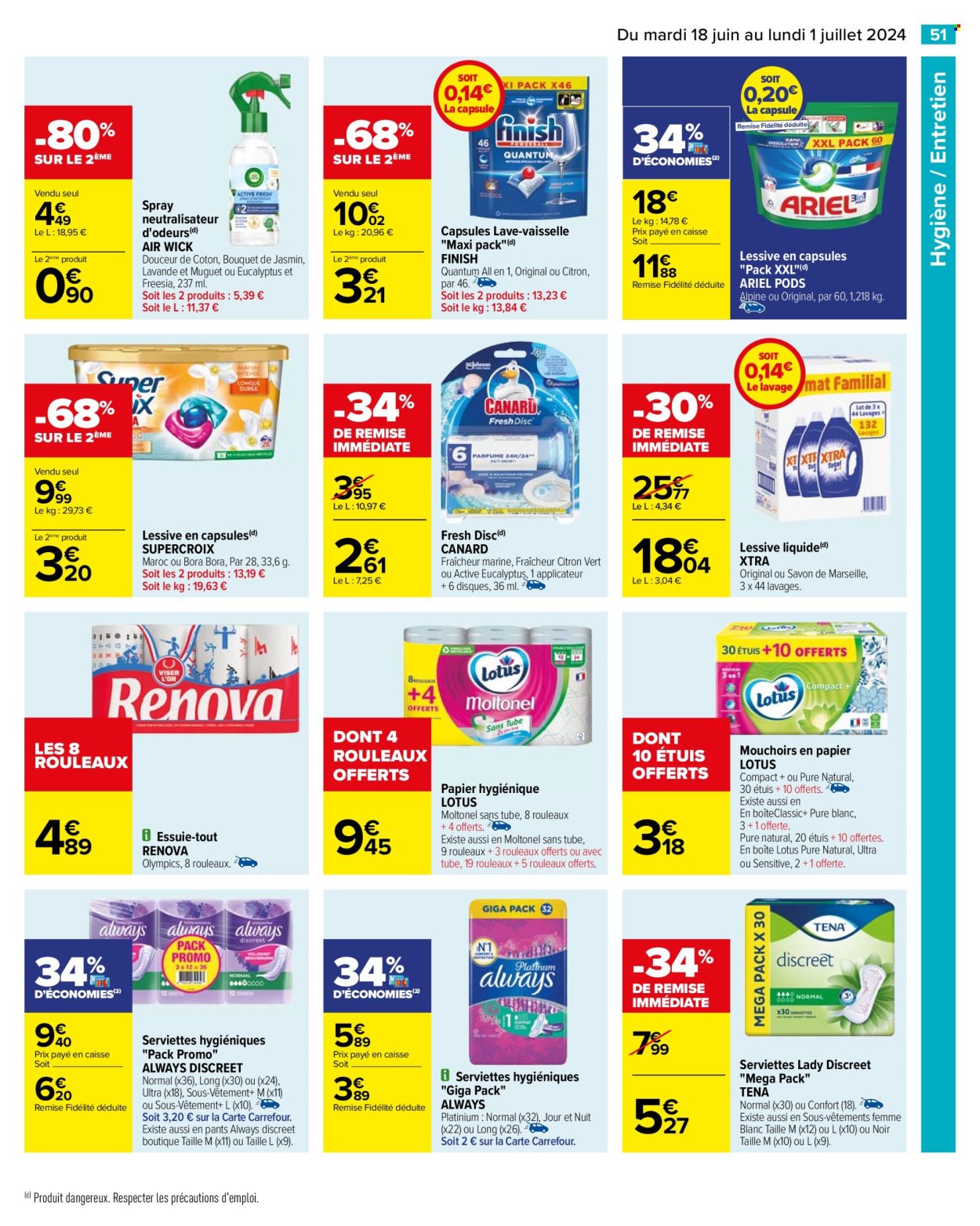 Catalogue Carrefour Hypermarchés - 18/06/2024 - 01/07/2024. Page 53