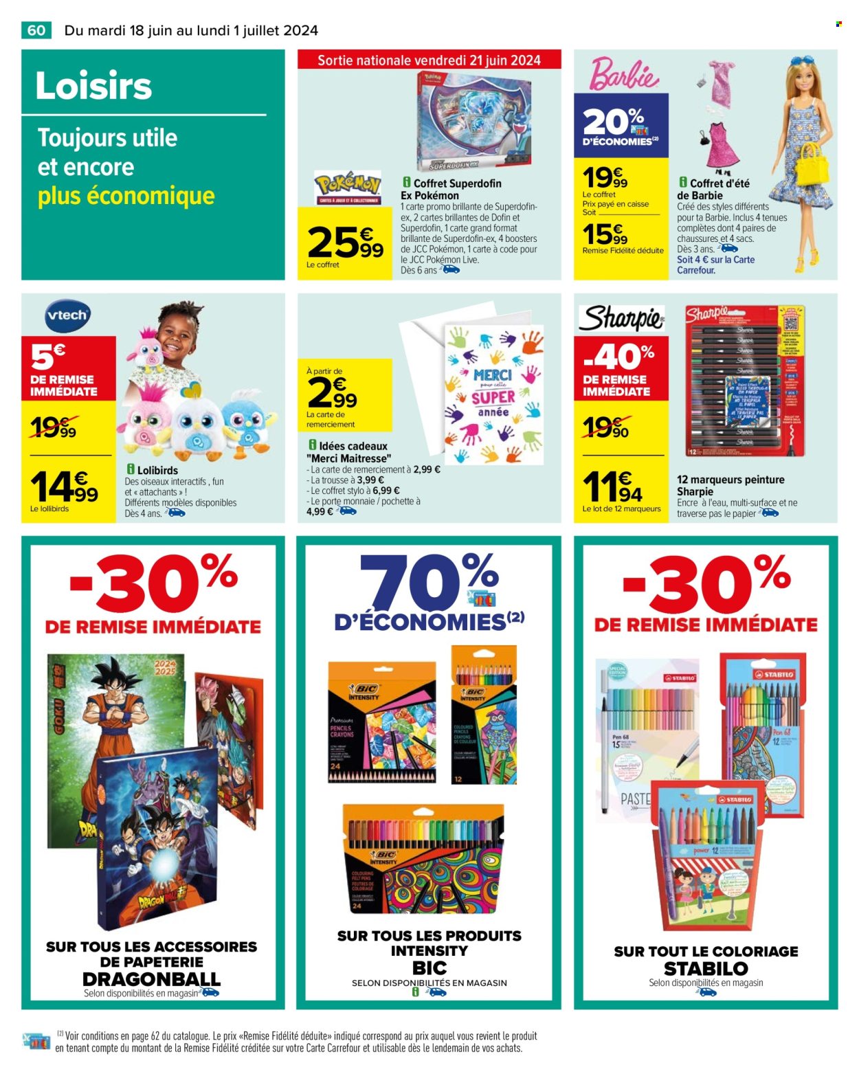 Catalogue Carrefour Hypermarchés - 18/06/2024 - 01/07/2024. Page 62