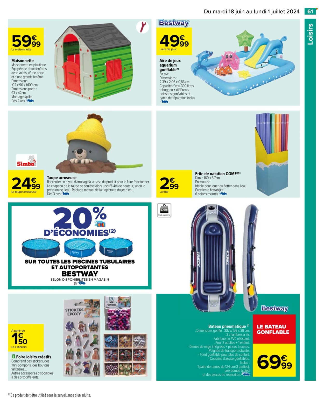 Catalogue Carrefour Hypermarchés - 18/06/2024 - 01/07/2024. Page 63